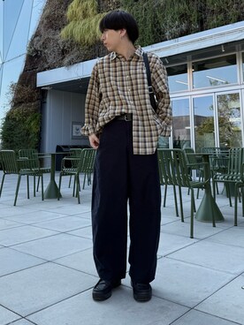 りきさん（メンズ・168cm）の春コーディネート