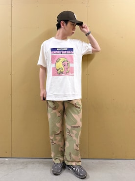 「GLOSTER（グロスター）のアイテム（トップス）」を使った、りきさん（メンズ・168cm）の秋コーディネート