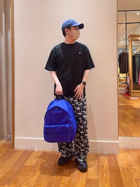 「PACKING（パッキング）のアイテム」を使った、りきさん（メンズ・168cm）の夏コーディネート
