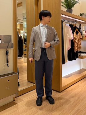 「アイテム（テーラードジャケット）」を使った、りきさん（メンズ・168cm・20代）の夏コーディネート