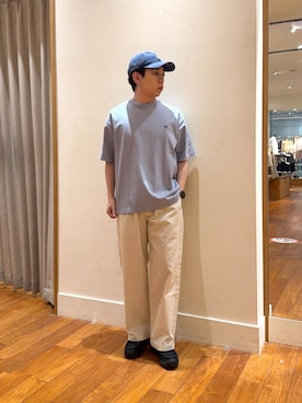 「GLOSTER（グロスター）のアイテム」を使った、りきさん（メンズ・168cm）の春コーディネート