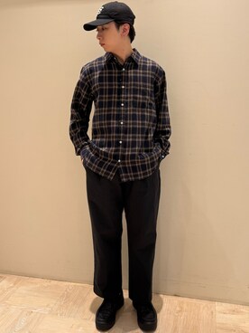 りきさん（メンズ・168cm）の秋コーディネート