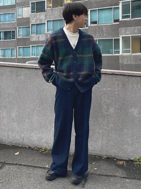 りきさん（メンズ・168cm）の秋コーディネート
