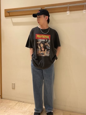 「GOOD ROCK SPEED（グッドロックスピード）のアイテム（帽子）」を使った、りきさん（メンズ・168cm）の夏コーディネート