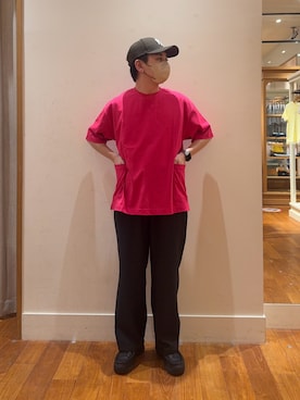 「GLOSTER（グロスター）のアイテム（トップス）」を使った、りきさん（メンズ・168cm）の秋コーディネート