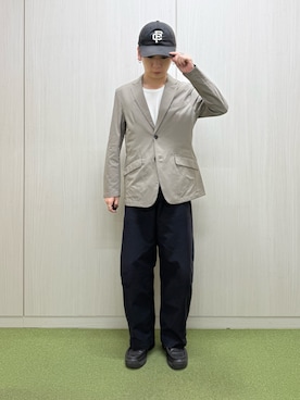 「アイテム（テーラードジャケット）」を使った、りきさん（メンズ・168cm・20代）の夏コーディネート