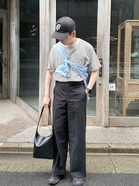 りきさん（メンズ・168cm）の春コーディネート