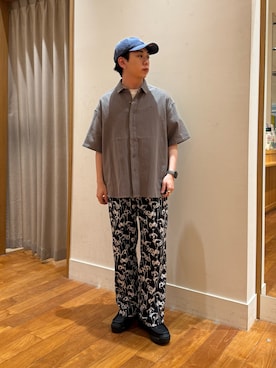 「GLOSTER（グロスター）のアイテム」を使った、りきさん（メンズ・168cm）の春コーディネート