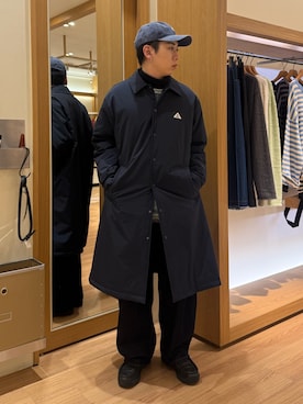 「GEVACO（ゲバコ）のアイテム」を使った、りきさん（メンズ・168cm）の冬コーディネート