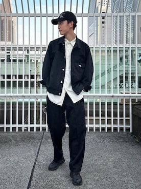 「ADAM ET ROPE'（アダムエロペ）のアイテム」を使った、nakajiryoさん（メンズ・178cm）の夏コーディネート