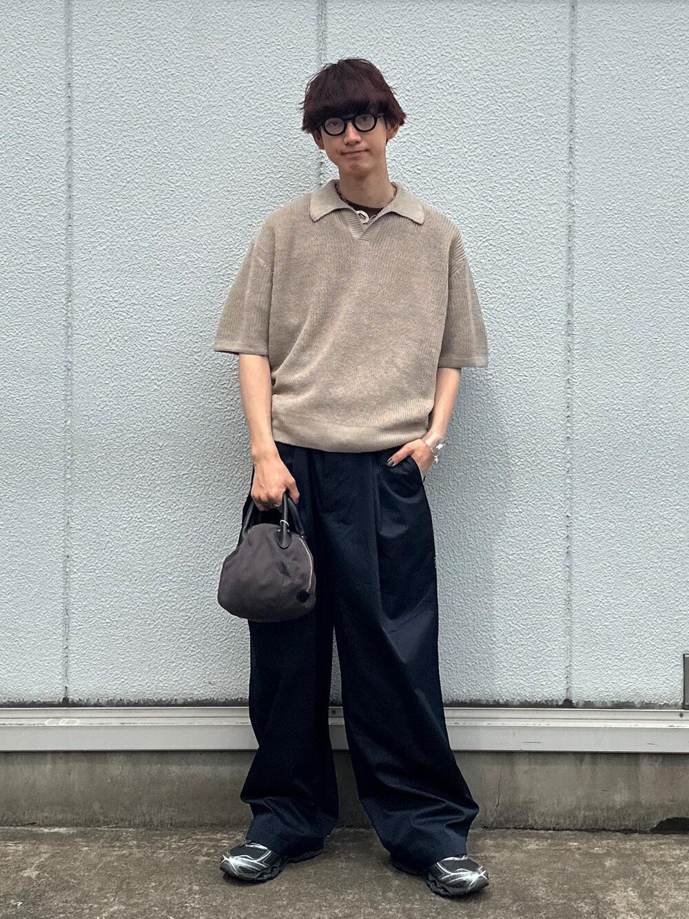 別注》【BATONER/バトナー】FADE COLOR LINEN HALF SLEEVE SKIPPERを