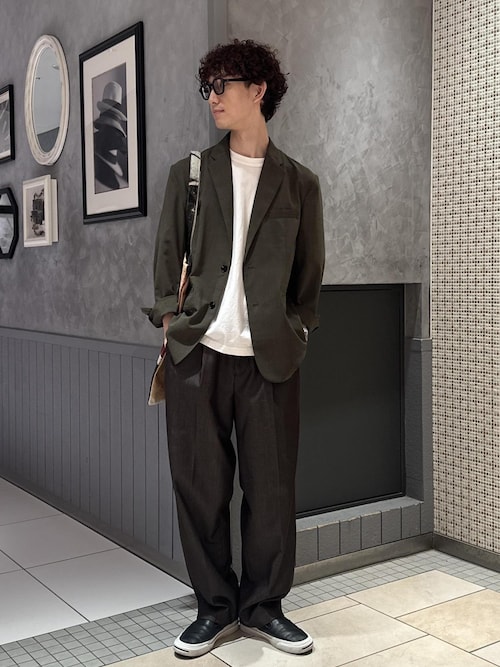 ね*こ様 ADAM ET ROPE セットアップ、袋付き ADAM ET ROPE'のジャケット/アウターを使ったコーディネート(ZOZOTOWN