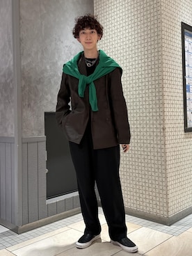 nakajiryoさん（メンズ・178cm）の冬コーディネート