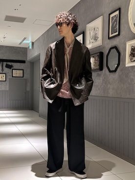 nakajiryoさん（メンズ・178cm）の冬コーディネート