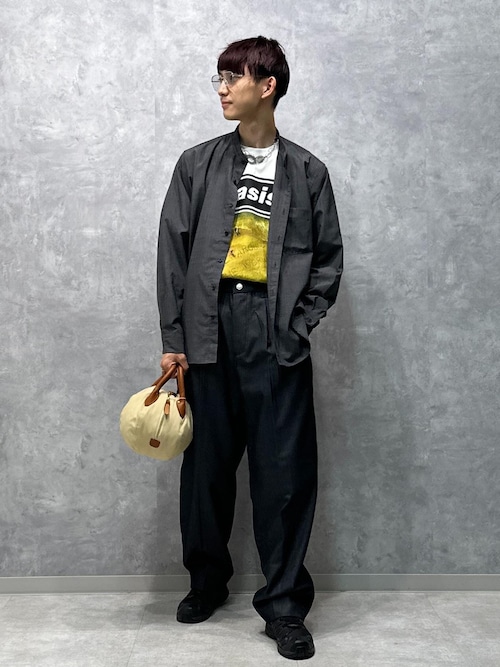 【NIKKE】ワイド イージー デニム スラックス / ADAM ET ROPE' JEANS -GRID-