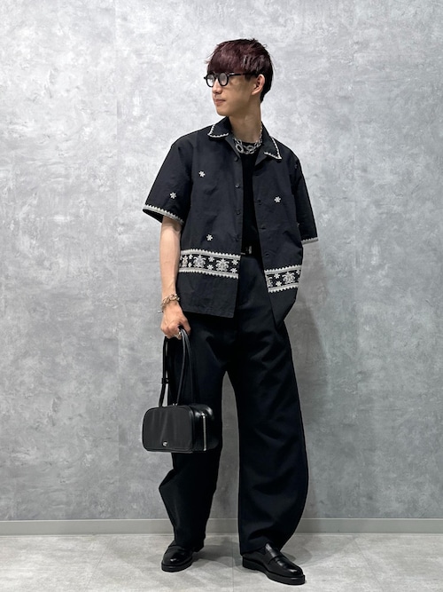 ロングハンドルロゴボストンバッグ