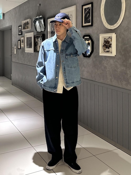 NIKKE】ワイド イージー デニム スラックス / ADAM ET ROPE' JEANS