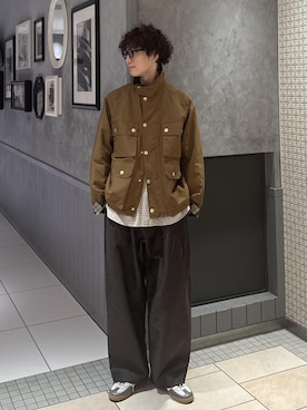 「アイテム（その他アウター）」を使った、nakajiryoさん（メンズ・178cm）の秋コーディネート