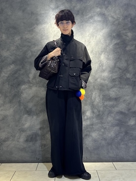 「Barbour（バブアー）のアイテム（ジャケット/アウター）」を使った、nakajiryoさん（メンズ・178cm）の秋コーディネート