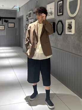 nakajiryoさん（メンズ・178cm）の春コーディネート
