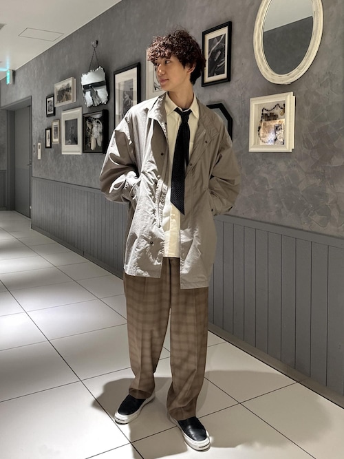 ナイロンタッサー ショートモッズコート / ロングシーズン着用可能