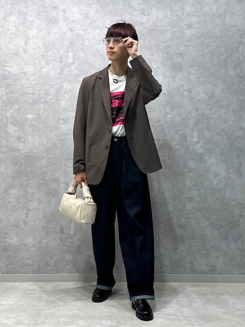 ワイド イージー デニムパンツ / ADAM ET ROPE' JEANS -GRID-