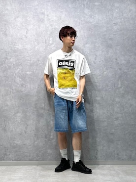 「ADAM ET ROPE'（アダムエロペ）のアイテム」を使った、nakajiryoさん（メンズ・178cm）の夏コーディネート