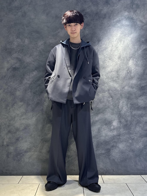 セール】エアリーピグメントクルーフルジップパーカー（パーカー