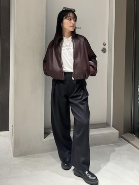 HINAさん（レディース・162cm）の冬コーディネート