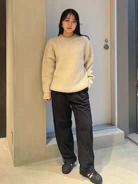 「Saturdays NYC（サタデーズ ニューヨークシティ ）のアイテム」を使った、HINAさん（レディース・162cm）の秋コーディネート
