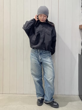 「Saturdays NYC（サタデーズ ニューヨークシティ ）のアイテム」を使った、HINAさん（レディース・162cm）の春コーディネート