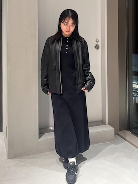 「Saturdays NYC（サタデーズ ニューヨークシティ ）のアイテム」を使った、HINAさん（レディース・162cm）の秋コーディネート