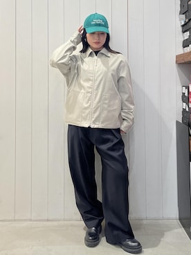 「Saturdays NYC（サタデーズ ニューヨークシティ ）のアイテム」を使った、HINAさん（レディース・162cm）の春コーディネート