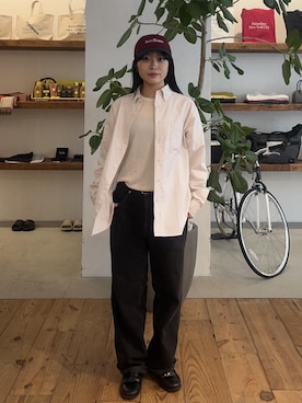 「Saturdays NYC（サタデーズ ニューヨークシティ ）のアイテム」を使った、HINAさん（レディース・162cm）の秋コーディネート