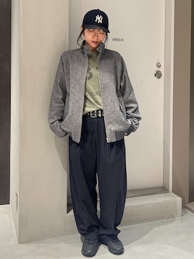 「Saturdays NYC（サタデーズ ニューヨークシティ ）のアイテム」を使った、HINAさん（レディース・162cm）の秋コーディネート