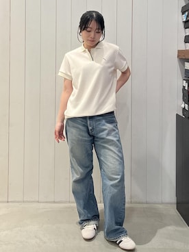 「Saturdays NYC（サタデーズ ニューヨークシティ ）のアイテム」を使った、HINAさん（レディース・162cm）の春コーディネート