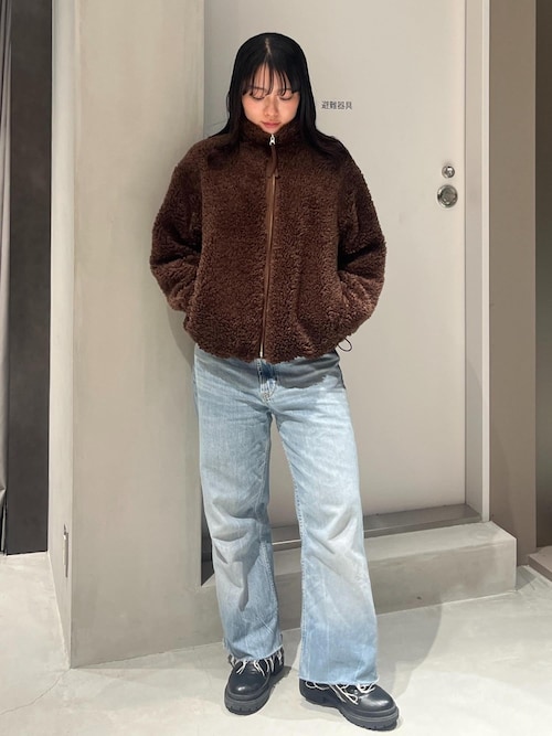 Alessia Boa Fleece Blouson  | WOMEN