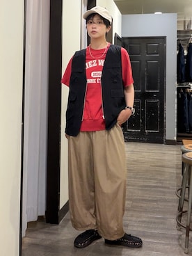 「Right-on（ライトオン）のアイテム」を使った、AYUMiさん（レディース・166cm）の夏コーディネート