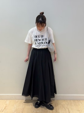 「Rie Miller（リエミラー）のアイテム」を使った、nanamiさん（レディース・163cm）の春コーディネート