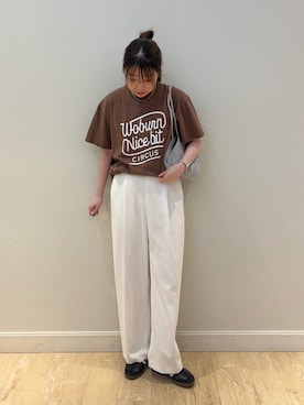 「Rie Miller（リエミラー）のアイテム」を使った、nanamiさん（レディース・163cm）の春コーディネート