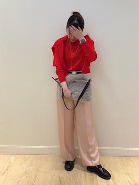 「LEFIJE（レフィエ）のアイテム」を使った、nanamiさん（レディース・163cm）の秋コーディネート