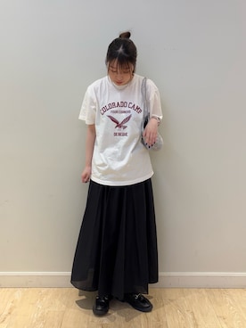 「Rie Miller（リエミラー）のアイテム」を使った、nanamiさん（レディース・163cm）の春コーディネート