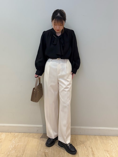 セール】ウォッシャブルウール調愛されセミワイドパンツ（その他パンツ