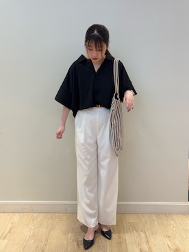 「grace grace （グラスグラス）のアイテム」を使った、nanamiさん（レディース・163cm）の春コーディネート