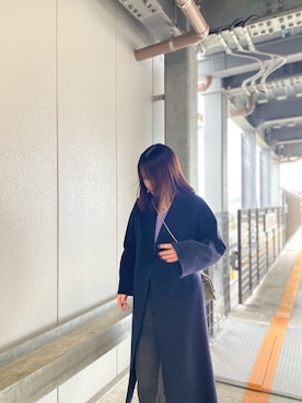「NOLLEY’S（ノーリーズ）のアイテム（その他アウター）」を使った、nanamiさん（レディース・163cm）の冬コーディネート