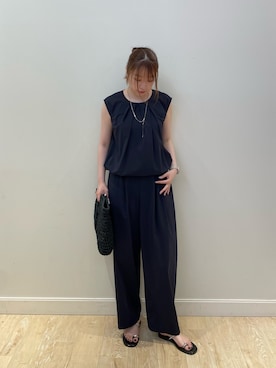 「NICOLAS LAINAS（ニコラスライナス）のアイテム」を使った、nanamiさん（レディース・163cm）の夏コーディネート