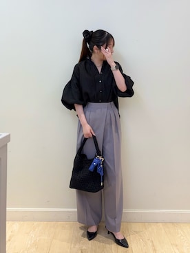「grace grace （グラスグラス）のアイテム」を使った、nanamiさん（レディース・163cm）の夏コーディネート