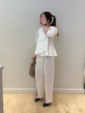 「NOLLEY’S（ノーリーズ）のアイテム」を使った、nanamiさん（レディース・163cm）の春コーディネート