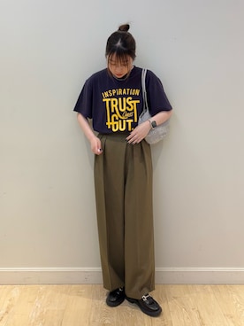 「Rie Miller（リエミラー）のアイテム」を使った、nanamiさん（レディース・163cm）の春コーディネート