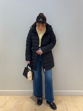 「アイテム（チャーム）」を使った、nanamiさん（レディース・163cm）の秋コーディネート